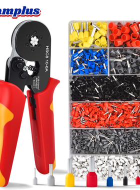 管型端子压线钳子欧式针形接线端子VE预绝缘冷压线鼻子电线接头