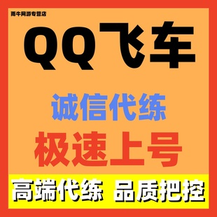 QQ飞车端游/手游/代练代肝代打代跑排位点券等级剧情天梯成就驾照