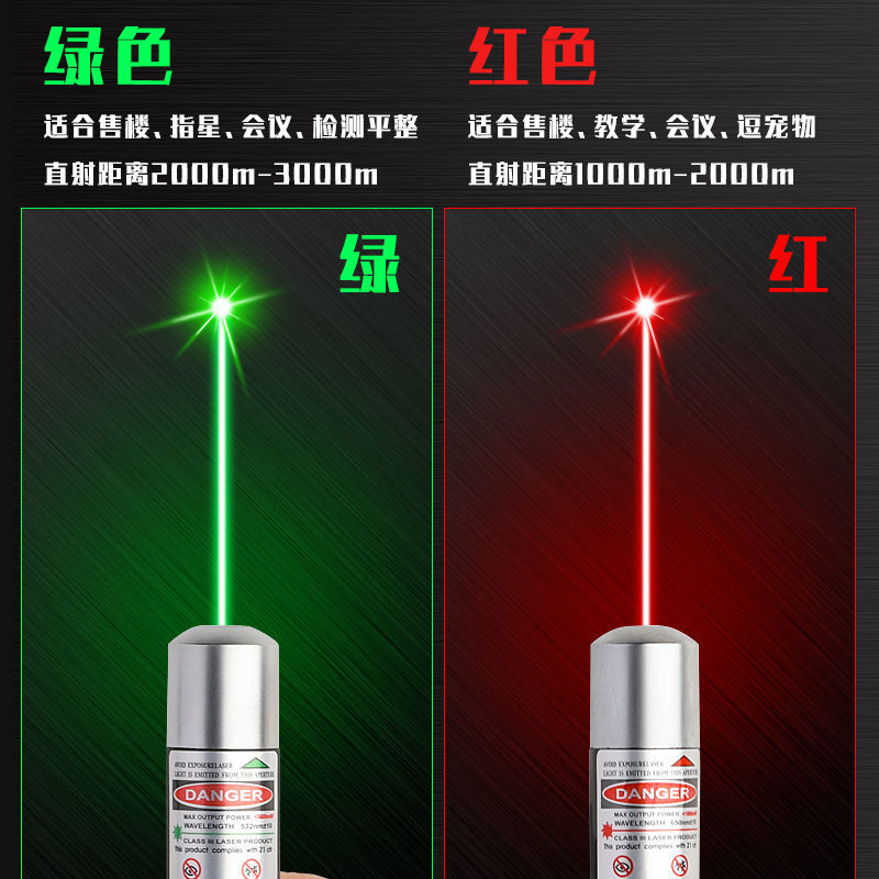 激光笔手电筒镭射灯绿光