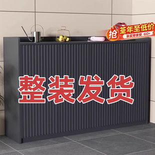 全铝合金鞋柜防水防锈户外阳台多功能大容量门口家用收纳储物柜