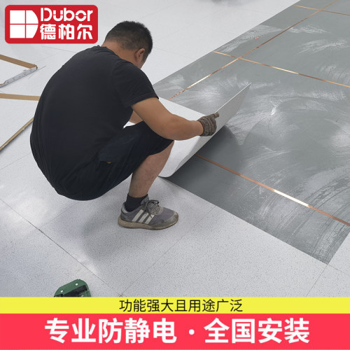 德柏尔直铺式PVC防静电地板