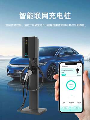 阿呆新能源电动汽车充电桩220V7KW家用快充问界M5埃安通用