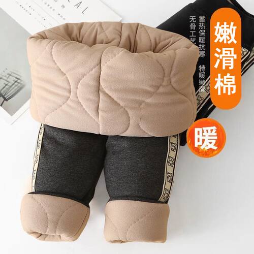 女童棉裤子加绒加厚中大