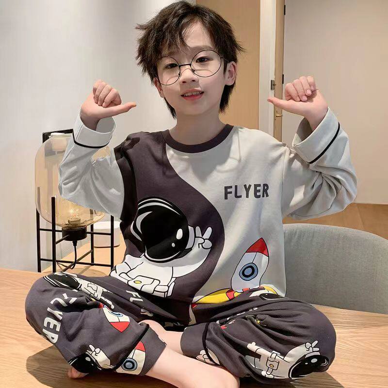 儿童男孩睡衣春秋季新款