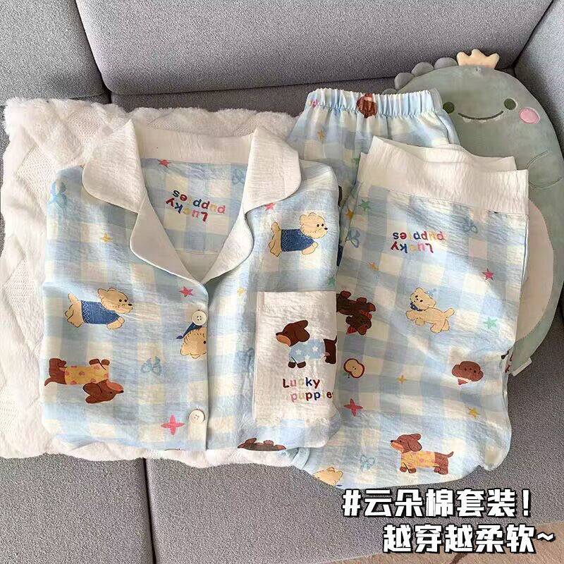 可爱女童中大童开衫云朵