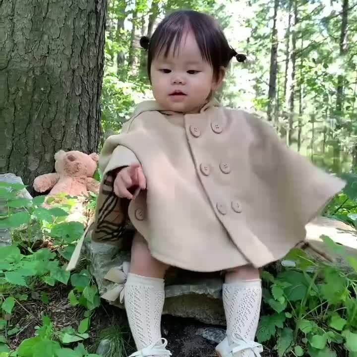 婴儿披风斗篷春秋外出儿