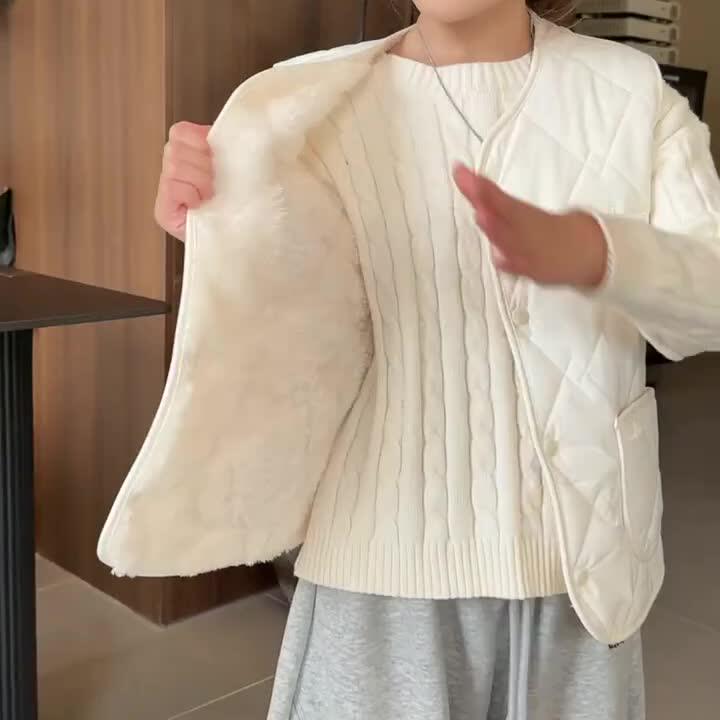 2026秋冬儿童羽绒棉马甲