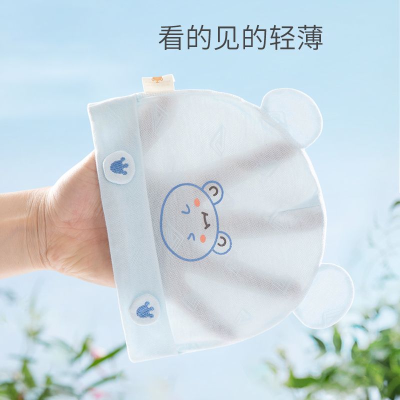 婴儿帽子夏季薄款新生儿