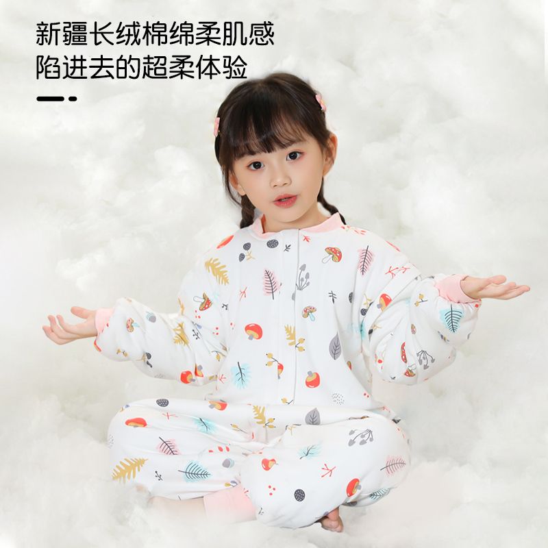儿童睡袋春秋冬款加厚小