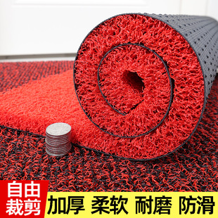 加厚耐脏丝圈脚垫进门地垫可裁剪门口防滑免洗地毯家用入户门门垫