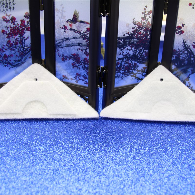 洁盟二代中空双面擦玻璃器带魔术贴百洁垫涂水布抹水布毛毡片配件