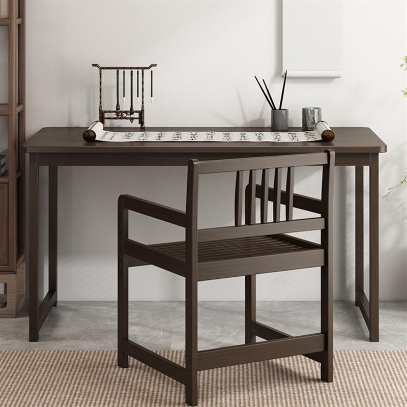 新中式茶桌椅家用客厅禅意茶室桌楠竹泡茶桌办公室功夫茶几小茶台