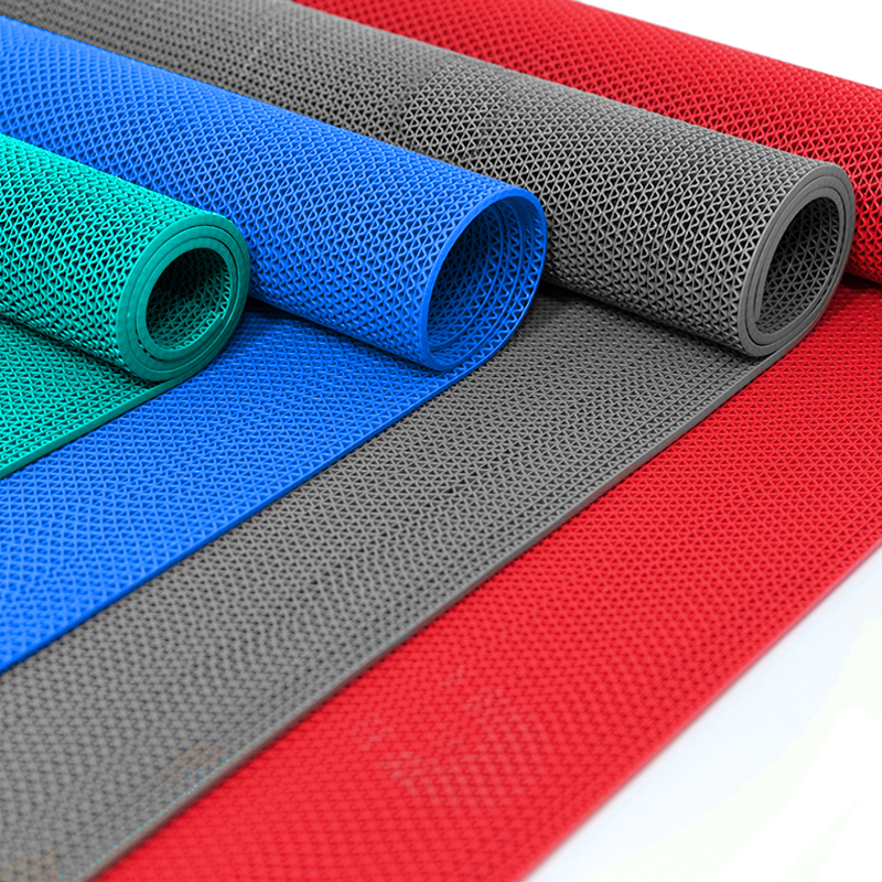 PVC塑料地毯卫生间厕所厨房s型网眼浴室防滑垫大面积门垫防滑地垫