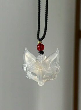 国风狐狸面具项链守护灵礼物