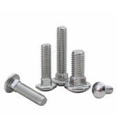 201不锈钢大半圆头方颈马车螺栓大扁头方颈螺丝货架螺钉M5M6M8M10