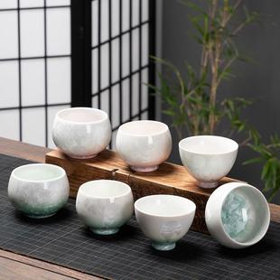 窑变主人杯单杯结晶釉个人专用茶杯子陶瓷品茗杯功夫茶具茶盏家用