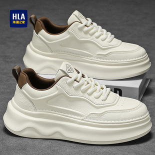 海澜之家男鞋冬季增高运动休闲鞋西装小白鞋男士白色板鞋皮鞋潮鞋