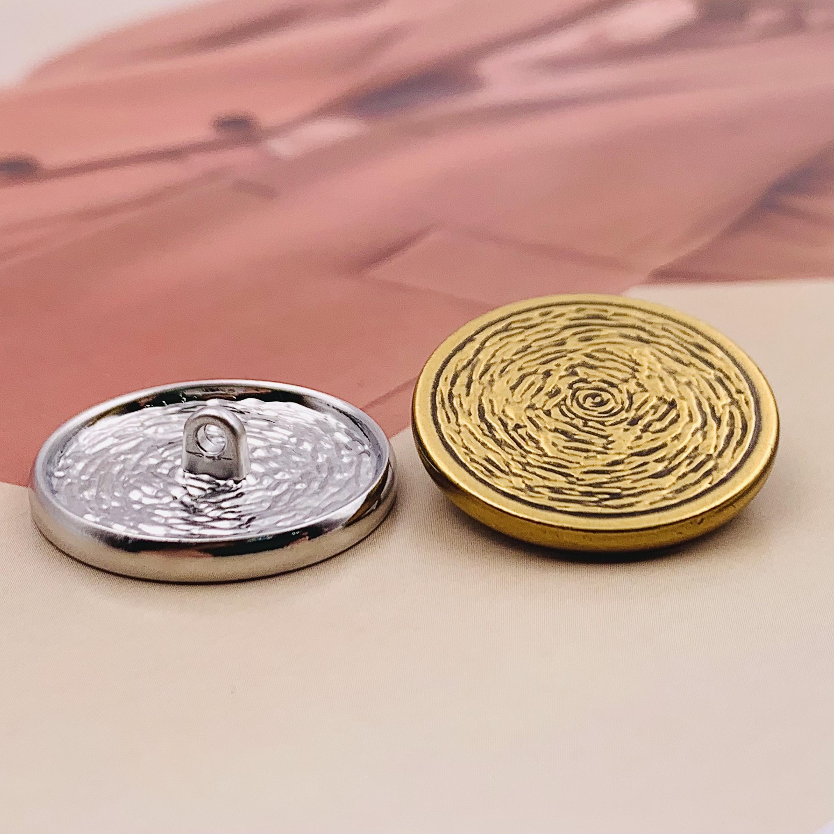 复古简约精致高档金属毛衣扣子