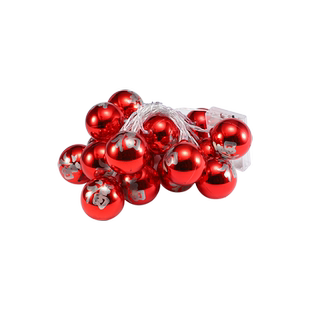 2026新年福字球彩灯串春节挂件小红灯笼led灯挂饰过阳台装饰品