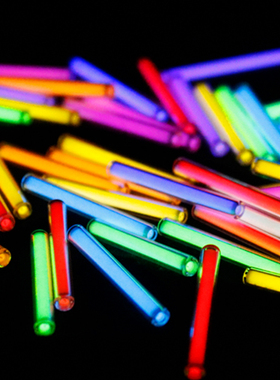 瑞士自发光氚管 氚气管新夜光氚气灯管edc玩具工具DIY指尖陀螺