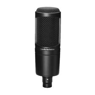 铁三角AT2020CP电容话筒配监听耳机套装专业有声书录音