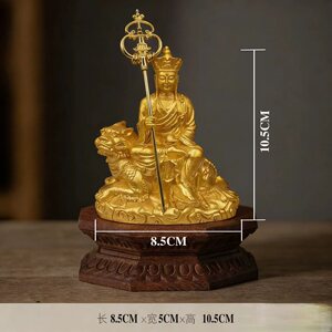 精品大愿地藏金身小佛像随身佛居家佛堂供奉地藏王菩萨车摆件结缘