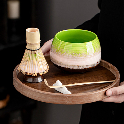 抹茶碗打抹茶工具抹茶刷日本点茶碗抹茶杯粉碗搅拌器茶筅器具套装