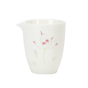 羊脂玉瓷美人公道杯德化白瓷陶瓷茶海分茶器功夫茶具匀茶杯分茶器