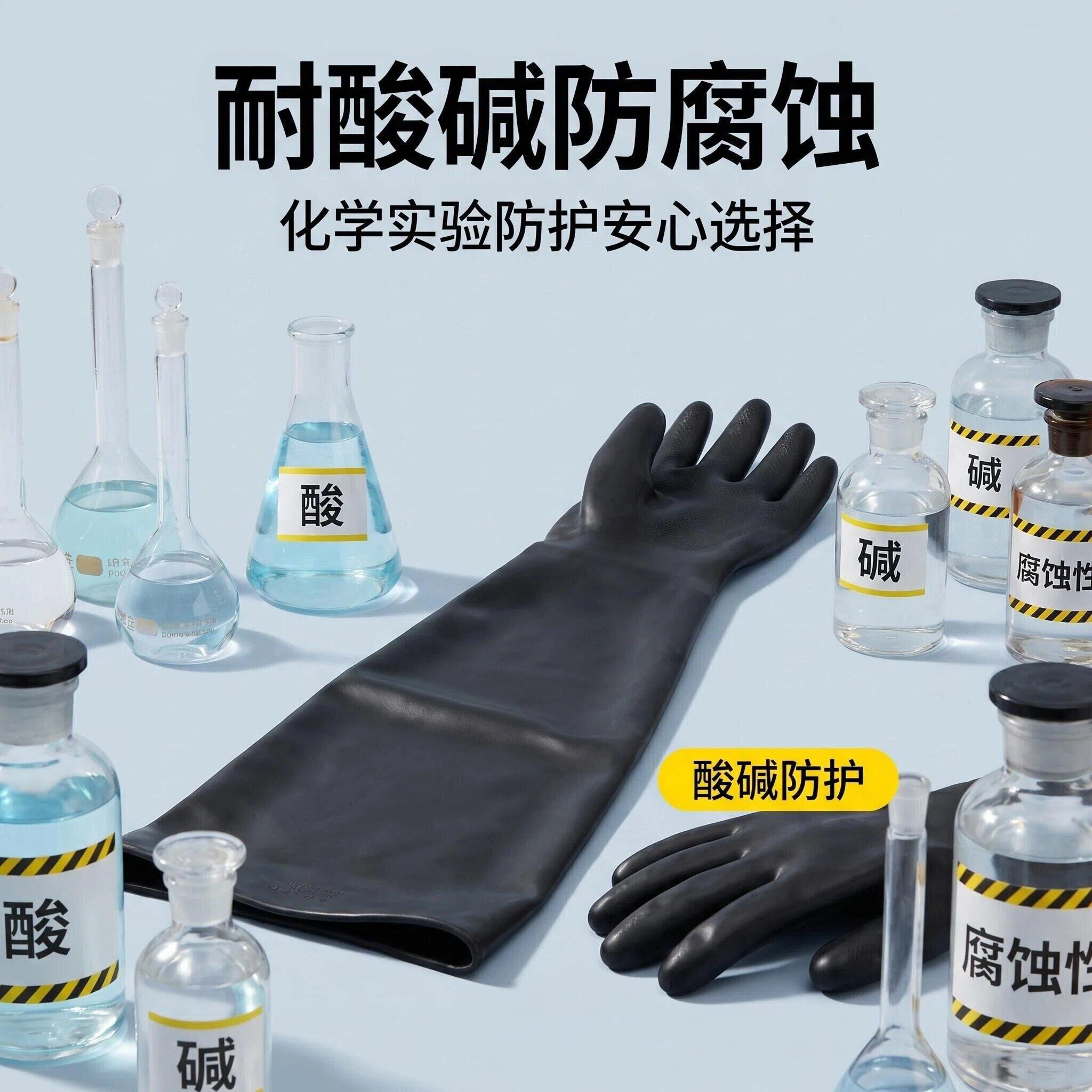 耐高温防静电丁基手套真空手套箱法兰DN220铝合金核工业芯片实验
