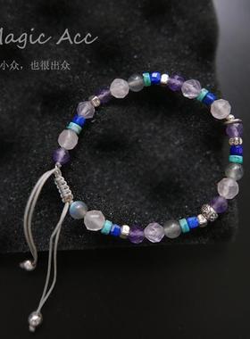 如鱼得水纯银水晶手链