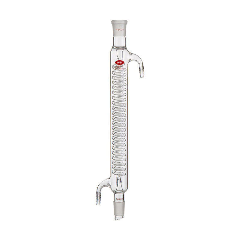 蛇形冷凝管直形冷凝管球形冷凝管回流装置标准口化学实验室器材20