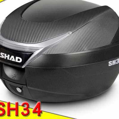shad夏德摩托车后座包后备箱尾箱踏板电动车通用置物箱工具箱sh34