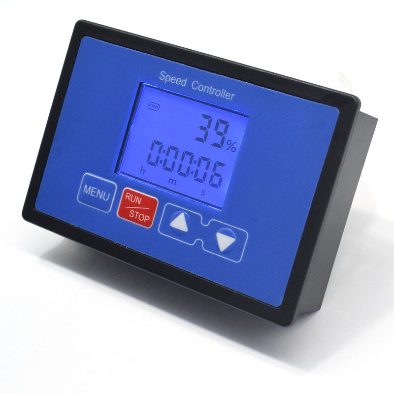 无线遥控调速器 12V24V36V48 计时定时 循环启停 液晶数显定位30A