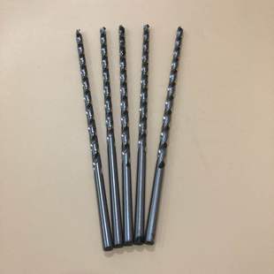高速钢加长麻花钻头100 120mm直柄钻头木工金属1 2 3 4 5 6 8 10