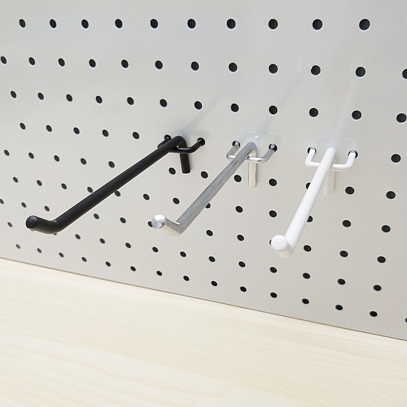 加粗超市货架洞洞板孔板挂钩手机配件饰品三角挂钩冲孔板挂勾