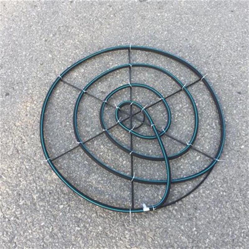 广东水泥池微孔增氧盘河道污水爆气水产养殖水底打氧纳米氧气管