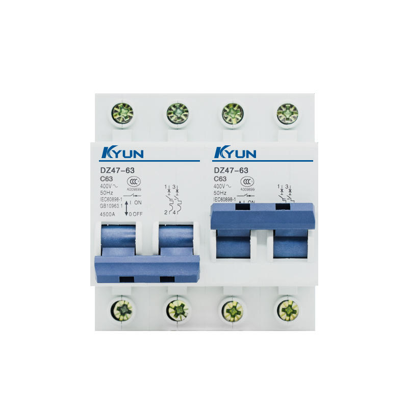DZ47 互锁双电源 断路器 切换开关 空气开关小型  2P 4P 3P 63A