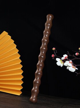 全身敲打按摩棒舒筋葫芦棒檀木筋骨棒实木擀筋棒推拿敲背拍打棍子
