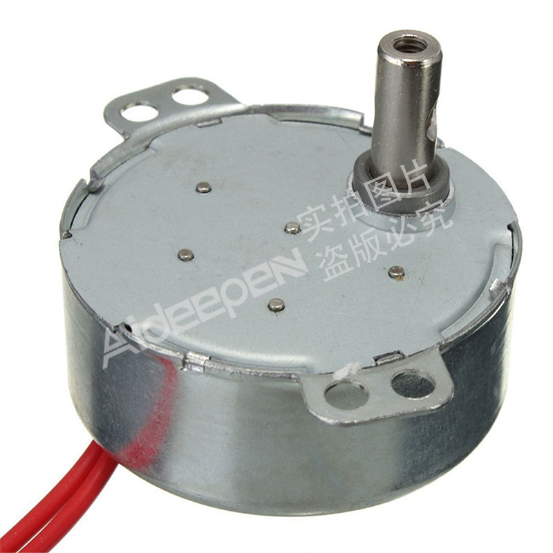 TYC-50永磁同步电机 AC220V/12V交流低速静音电机 5-6RPM转盘马达