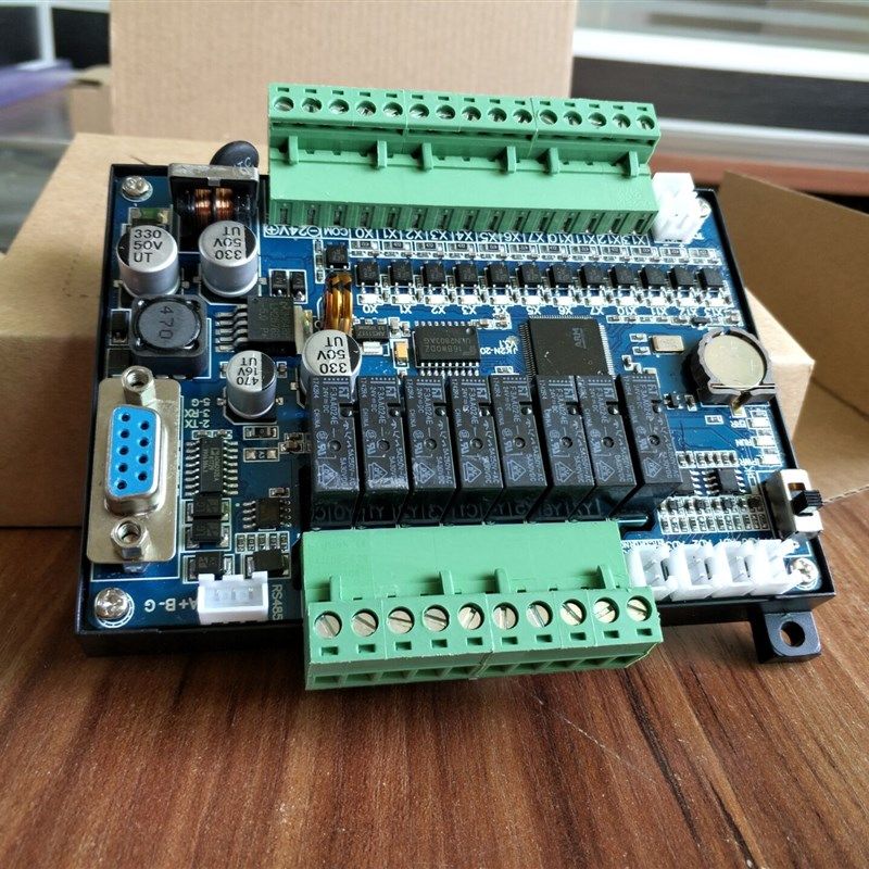 国产PLC工控板经济型控制器20单板式JK2N20MR-4AD模拟量温度带485