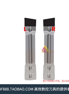金刚石去毛刺尾丁斜口槽刀片MGMN200/250/300 R/L R0.1/0.2角 PCD