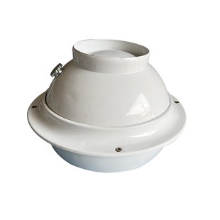 新风系统岗位送风口铝合金空调出风机场船用风口带阀球形可调风口