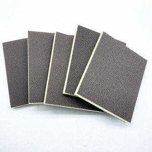 双面海绵砂纸海绵砂块打磨楼梯木门油漆汽车工艺模型蜜抛光2000目