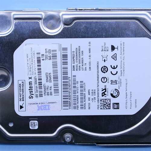 可维修00NA572 ST6000NM0034 6TB 12Gb议价