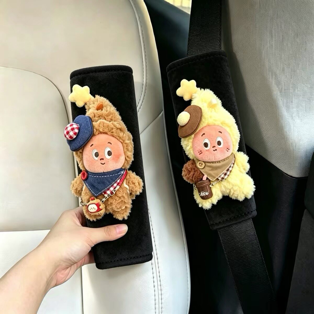星星人安全带护肩套车载四季通用图片