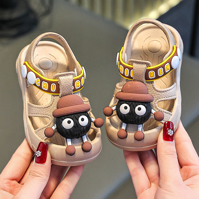 2026儿童凉鞋夏季新款韩版男童软底防滑2岁3岁女宝宝防水学步凉鞋