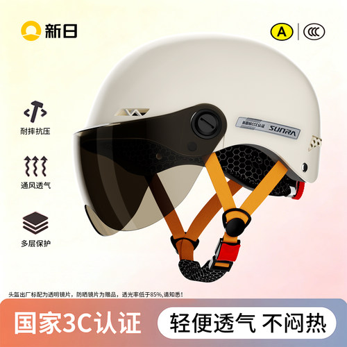 新日3C头盔【轻便透气不闷热
