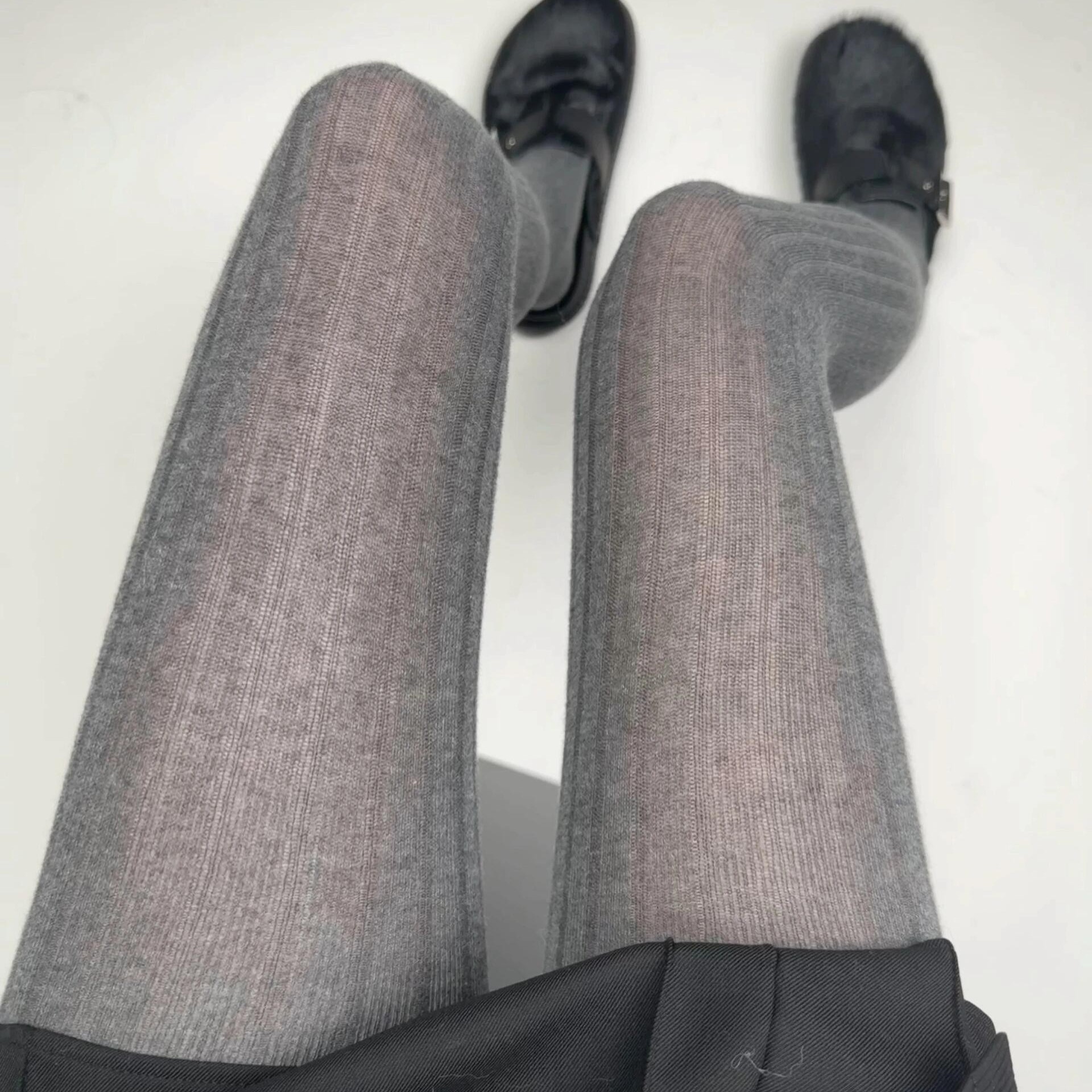 真的是很好看的！miu里miu气千金感轻松Get~透肉感连裤袜拿捏了~