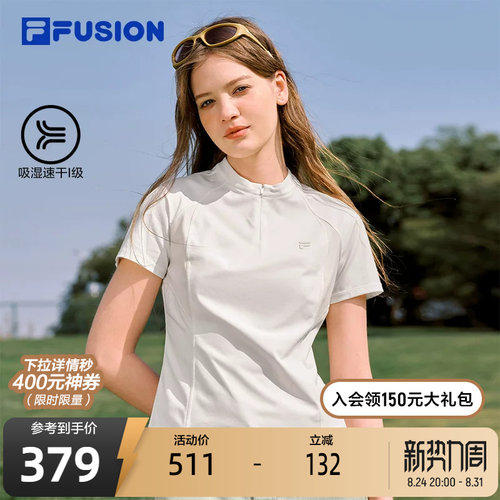 FILAFUSION斐乐女子短袖T