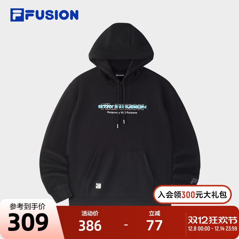 FILAFUSION斐乐男子连帽卫衣